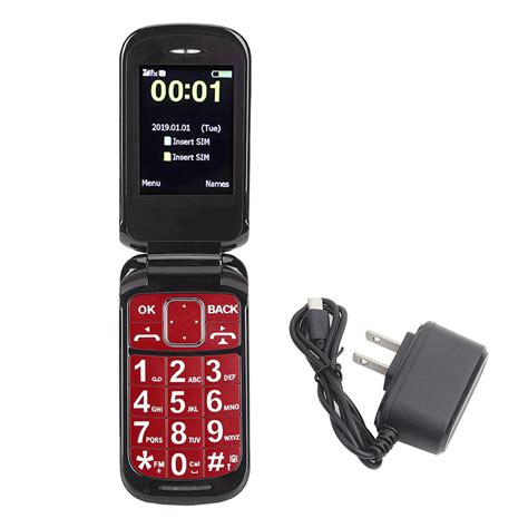 Full Voice Assistance Touch Screen Flip Mobile Phone For The Elderly