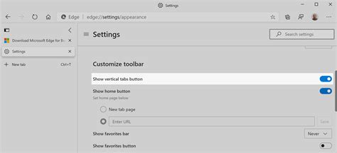 How To Show Or Hide The Vertical Tabs Button In The Microsoft Edge Vrogue