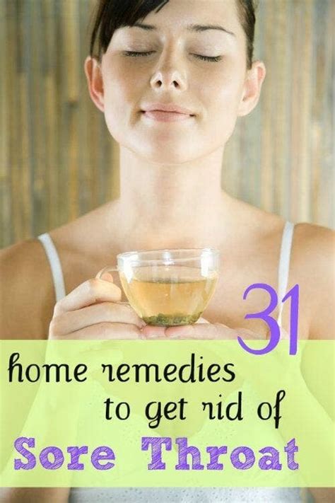 31 home remedies to get rid of sore throat