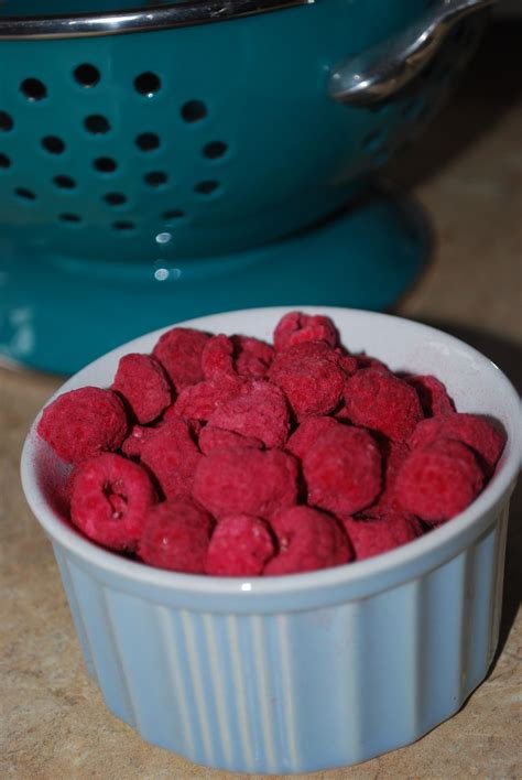 Those frozen in a sweetened (sugar) pack are best for pies. Freeze dried raspberries mmmmm NotJustForMormons on ...