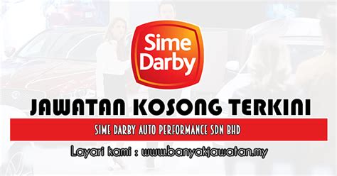 Sime darby bhd is a malaysian investment holding company. Jawatan Kosong di Sime Darby Auto Performance Sdn Bhd - 19 ...