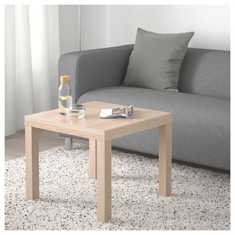 Choose between different colors such as white or black and styles such as small round coffee tables, small glass coffee tables and many more. LACK, coffee table, white stained oak effect