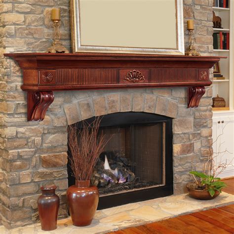 Amazon.com: Pearl Mantels, Inc. Pearl 490-72 Lindon Wood Fireplace