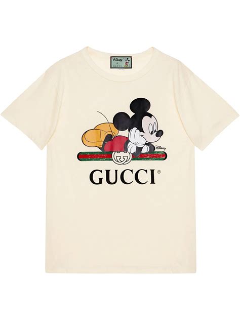 Gucci X Disney Mickey Print Oversized T Shirt Farfetch