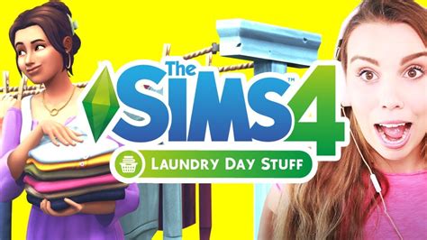Laundry Gameplay Review The Sims 4 Laundry Stuff Pack Youtube