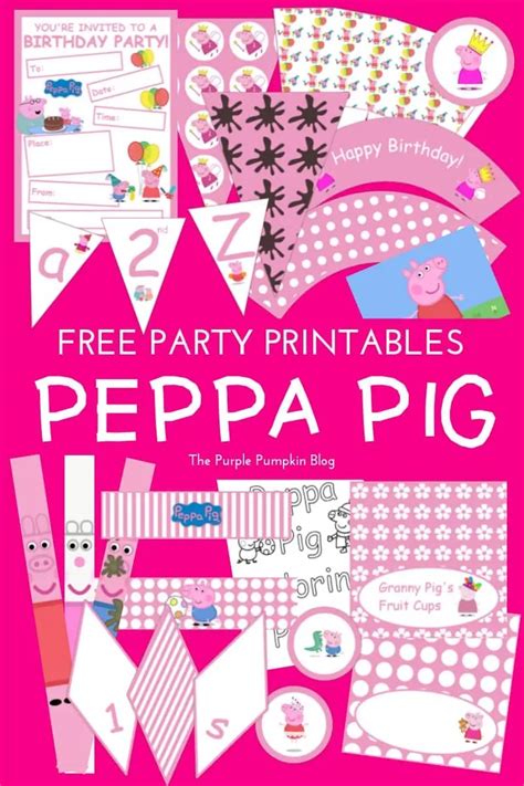 Peppa Pig Birthday Printables Free
