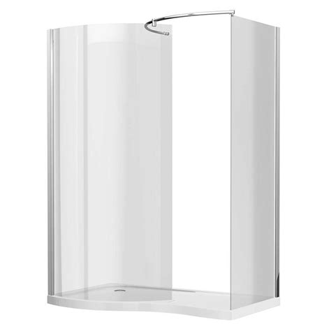 Newark Curved Walk Shower Enclosure Tray Lentine Marine