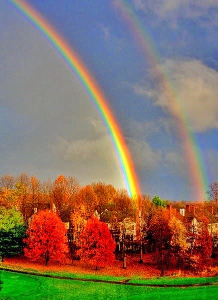 Double Rainbows Stunning Nature
