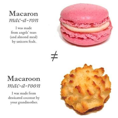 macaron vs macaroon macaroons almond recipes macarons