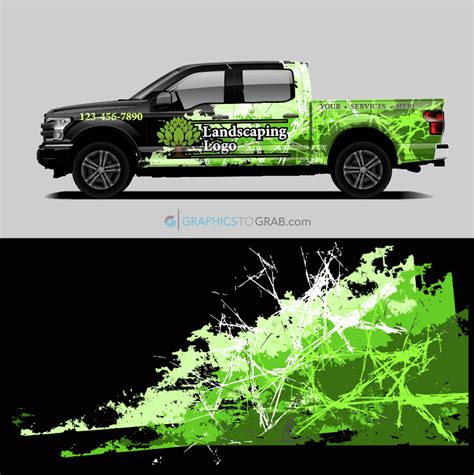 Landscaping Vehicle Wrap Design