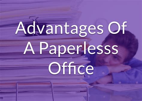 Advantages Of A Paperless Office Document Scanning Services