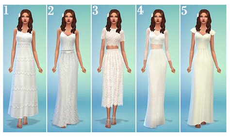 Top 5 Bohohippy Wedding Dresses I Have A Sim Who Sims 4 Wedding Cc