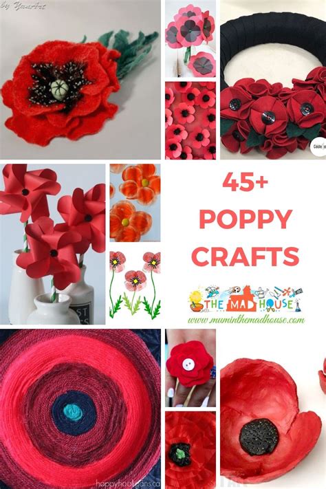 Over 45 Poppy Crafts Perfect For Remembrance Armistice Or Veterans