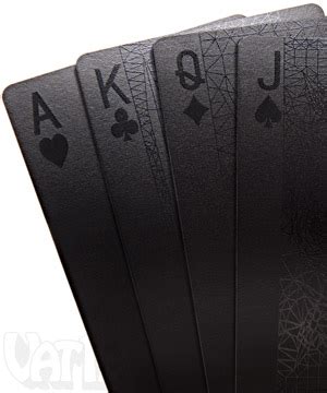 A standard deck contains 52 cards with four ace cards. Black Playing Cards: Deck of Super Black Cards