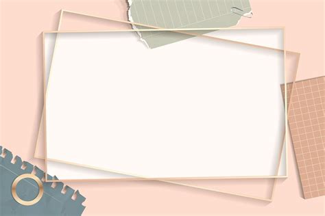 Ripped Notes Rectangle Frame Vector Premium Image By In