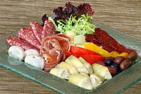 Assorted Italian Cold Cut Platter With Pickles Is Offered At Prompt On