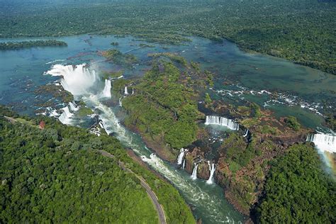 Devils Throat At Left Iguazu Falls Photograph By David Wall Fine