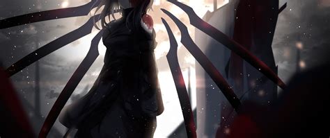 2560x1080 Red Glowing Eyes Anime Girl 5k 2560x1080 Resolution Hd 4k