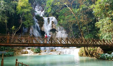 Kuang Si Waterfalls Manifa Travel Luang Prabang Laos Tour Company