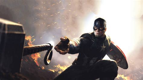 4k Captain America Mjolnir Avengers Endgame 2019 Hd Superheroes 4k