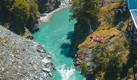 Shotover Canyon Swing Giant Rope Swing Queenstown New Zealand