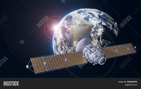 Space Satellite Image And Photo Free Trial Bigstock