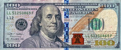 United States One Hundred Dollar Bill Digital Art By Stephen Robinson