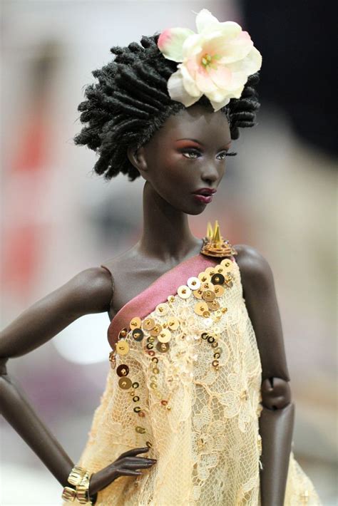 Img6853 Natural Hair Doll Black Doll Beautiful Barbie Dolls