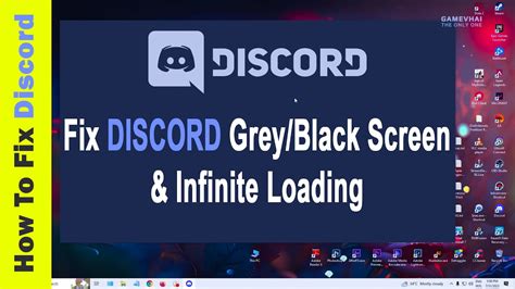 How To Fix Discord Stuck On A Gray Or Black Screen 2023 Fix Youtube