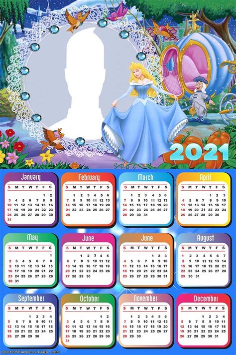 La Cenicienta Calendario 2021 Para Imprimir Gratis Ideas Y Material