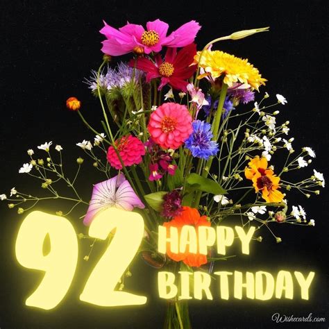 Happy 92nd Birthday Images And Funny Cards