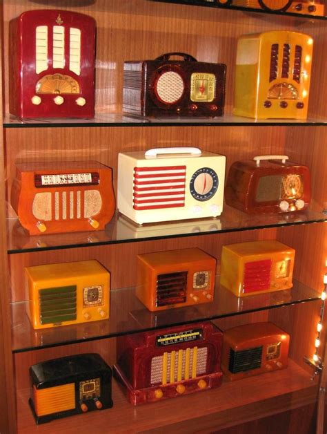 Major Collection Of 120 Catalin And Bakelite Radios From 1930s And 1940s Bakelite Celluloid