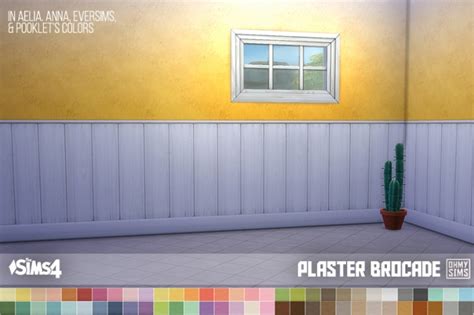 Brocade Accented Paneled Wall At Oh My Sims 4 Sims 4 Updates