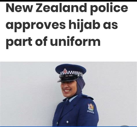 new zealand police introduce hijab to uniform the periscope global