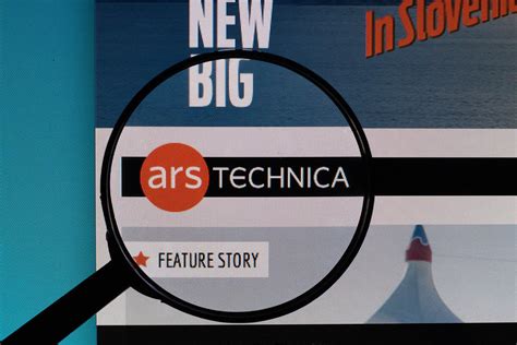 Ars Technica Logo Under Magnifying Glass Kostenloses Foto Auf Ccnullde