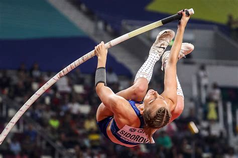 Pole vaulting is growing in popularity all over the world due to an increase in track and field programs. World Champs Women's Pole Vault — Sidorova Sails - Track ...