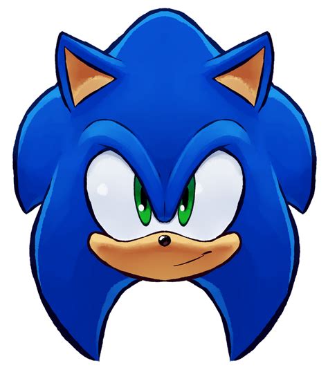 Sonic Head Front Facing Transparent By Jamoart On Deviantart