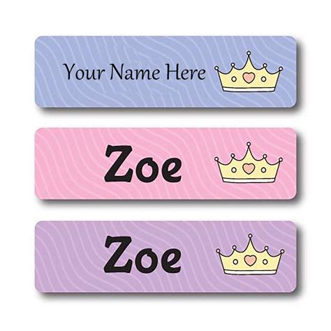 Cute Name Stickers With Mini Pattern Personalized Vinyl Name Etsy