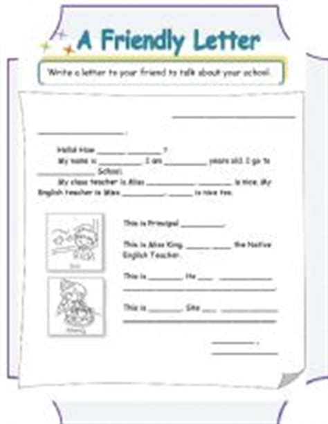 There are different ways to carry out. Friendly letters worksheets