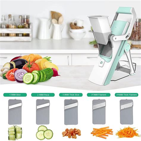 5 In 1 Mandoline Safe Vegetables Slicer