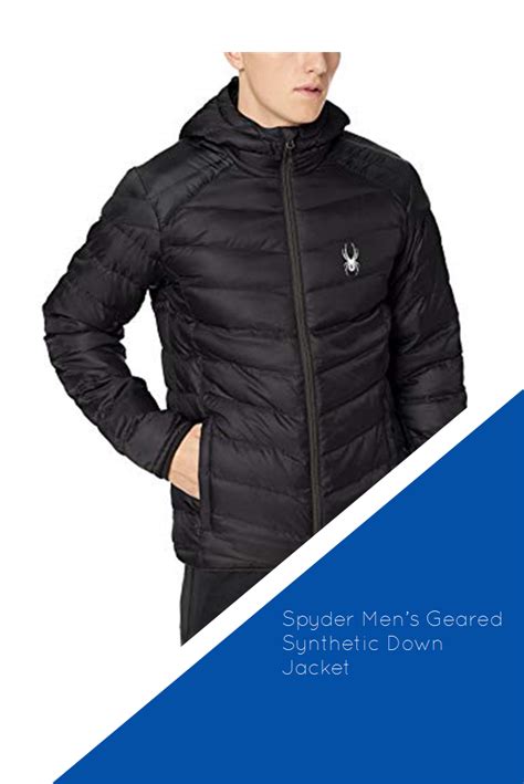 Spyder Mens Geared Synthetic Down Jacket In 2020 With Images Down