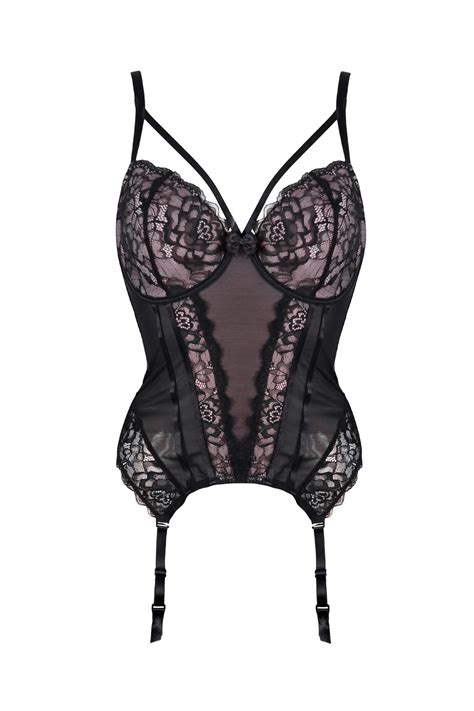 Confession Lightly Padded Underwired Basque Blackpink Pour Moi