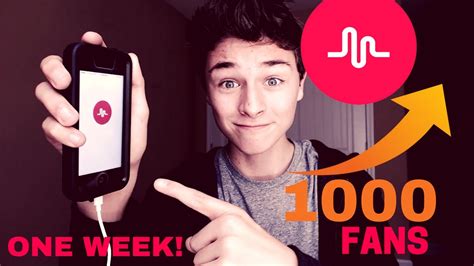 how to get 1000 musical ly fans in one week no hacks required youtube