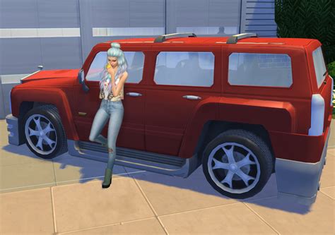 Sims 4 Ccs The Best Ts3 Car Luxury Suv Conversion By Enuresims