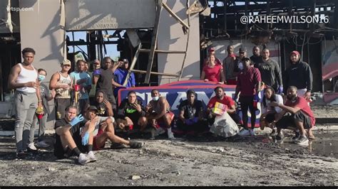 We know game @champssports.womens @champssports.canada check out our live stream on twitch @ 4pmest w/ @jesser & the 2 hype crew at the link below. Tampa-area football players clean Champs Sports after fire ...