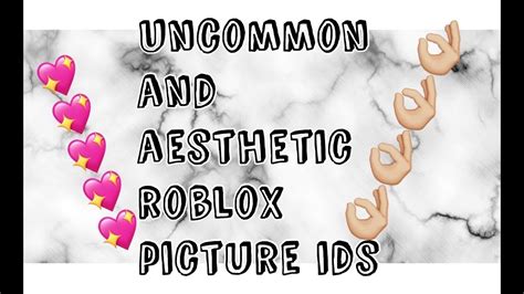 Please let us know if you see any errors by leaving comments. UNCOMMON AND AESTHETIC ROBLOX PICTURE ID'S! | Doovi