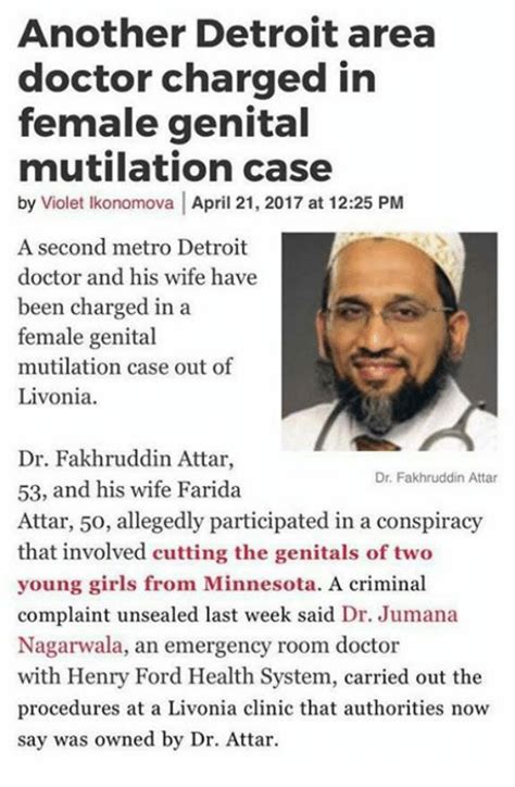 Another Detroit Area Doctor Charged In Female Genital Mutilation Case By Violet Ilkonomova April