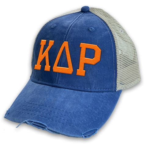 Kappa Delta Rho Distressed Trucker Hat Sale 2195 Greek Gear