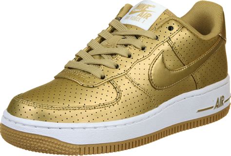 Nike air force 1 low white men's shoes sneakers us 10. Nike Air Force 1 LV8 GS kids shoes gold white