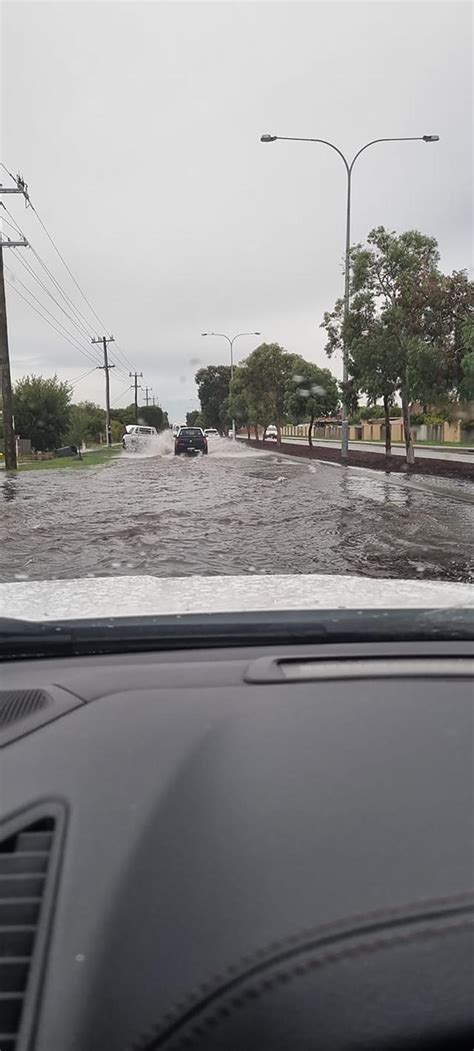 Wa Weather Perth Pummelled By Rain As Severe Warning Issued South